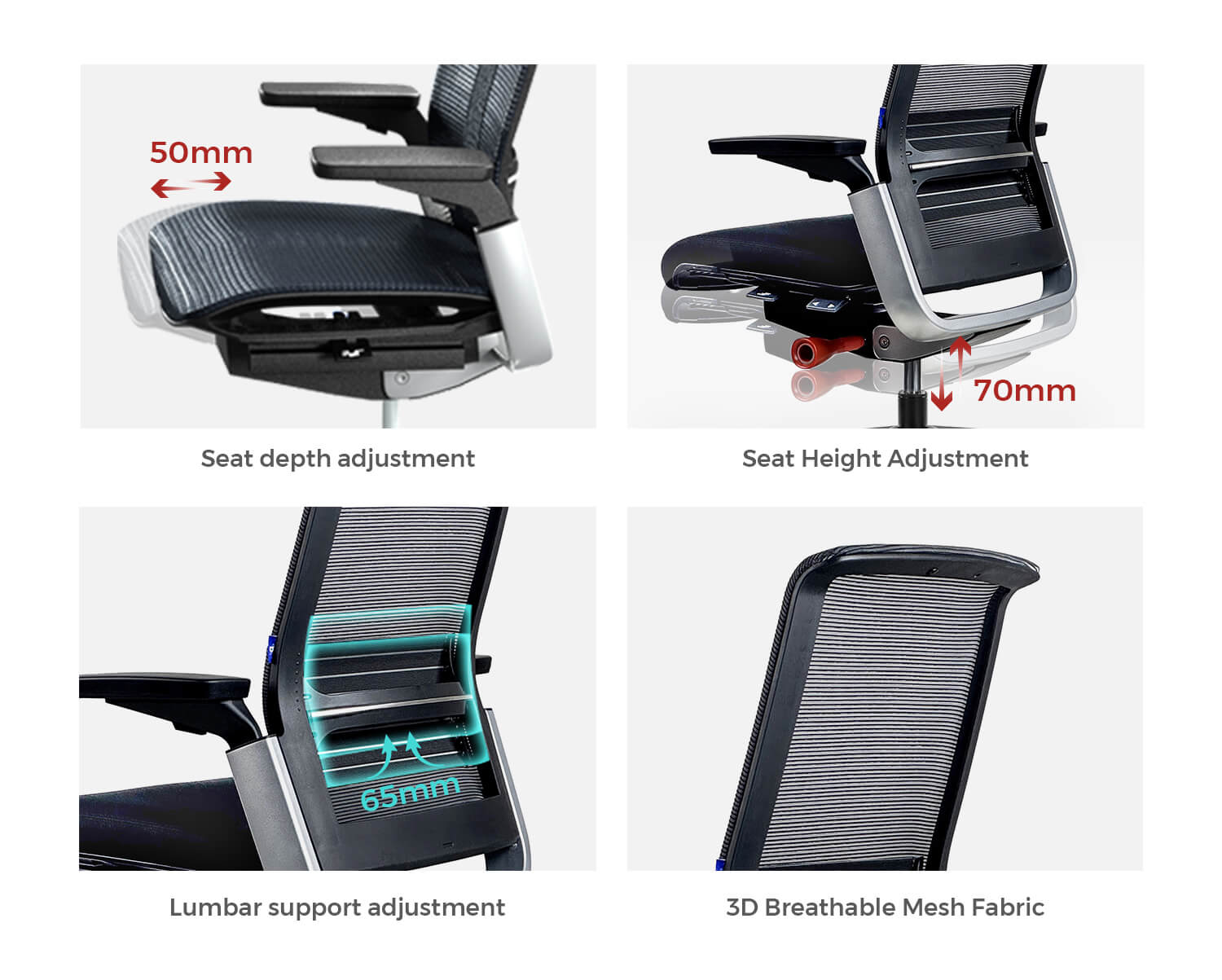 Chair detail adjustment