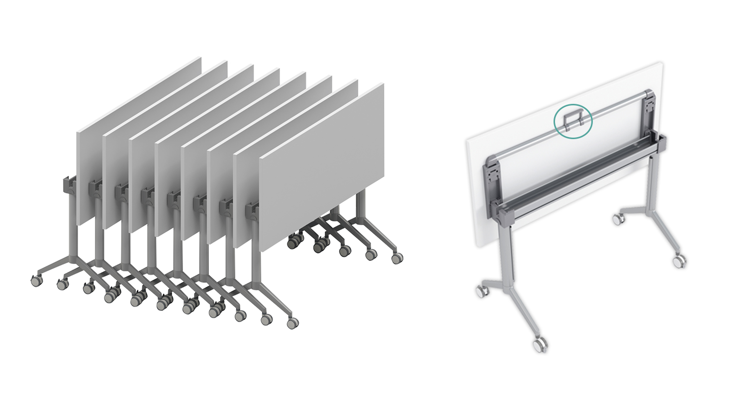Foldable Training Table