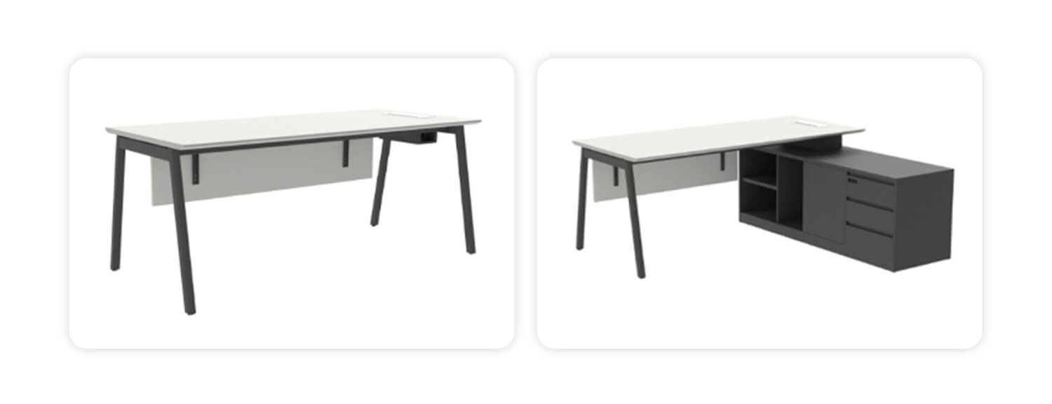 Two Manager Desk Styles
