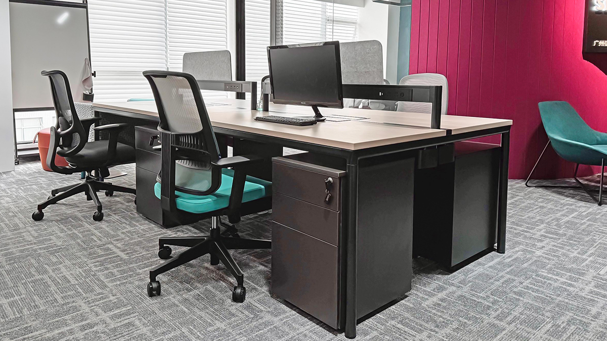 Face-to-Face Workstation Actual Photo