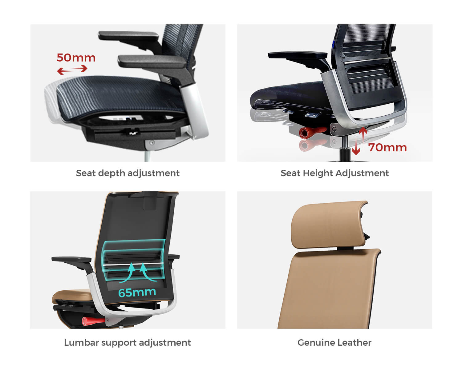 Chair detail adjustment