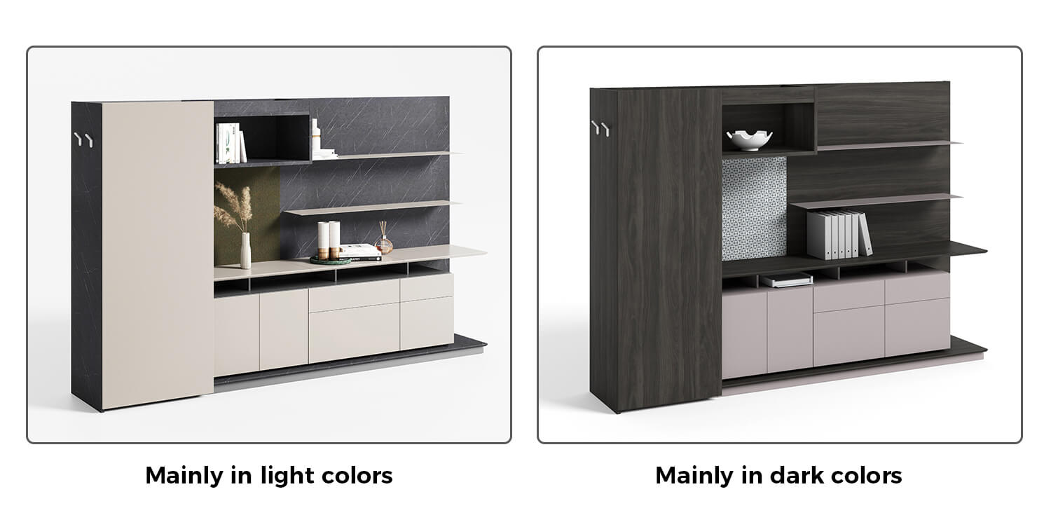 Back Cabinet Color Options