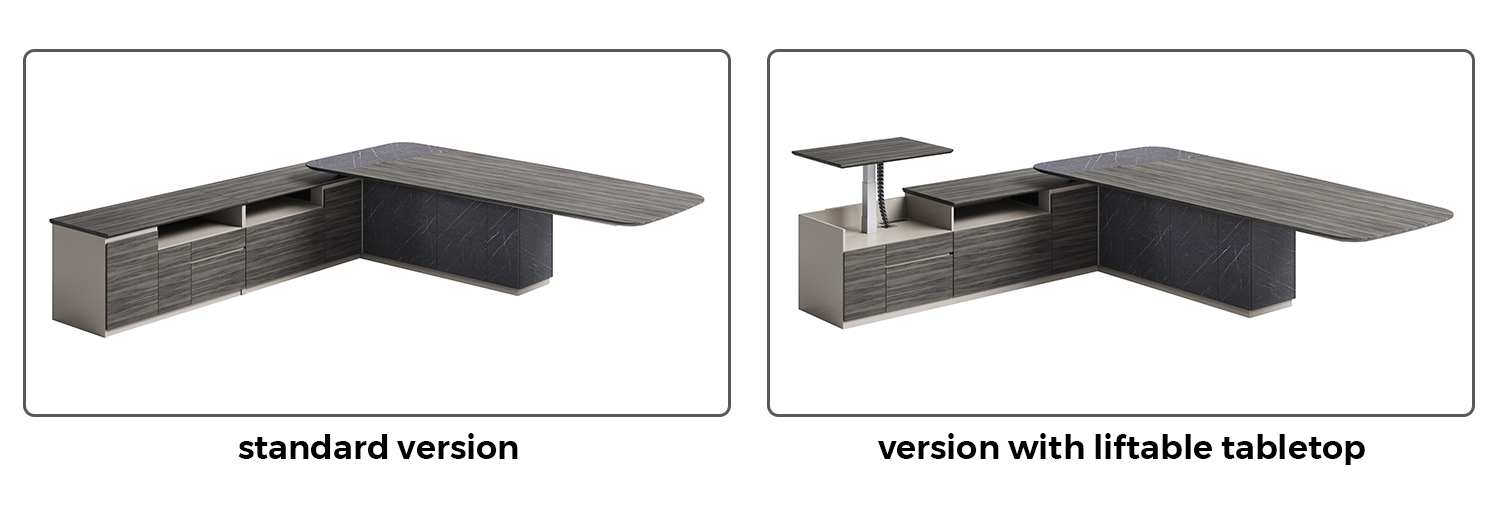 Side Cabinet with Height Adjustable Function