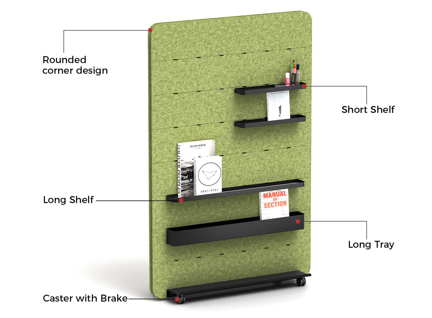 Magnetic Movable Partitions