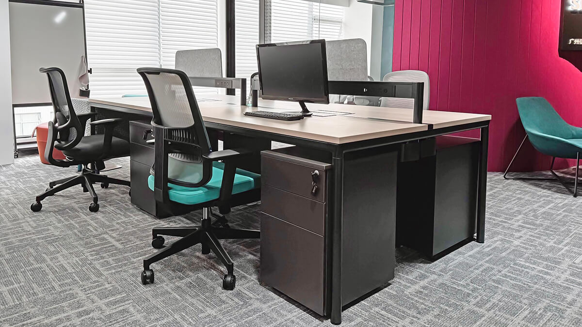Face-to-Face Workstation Actual Photo