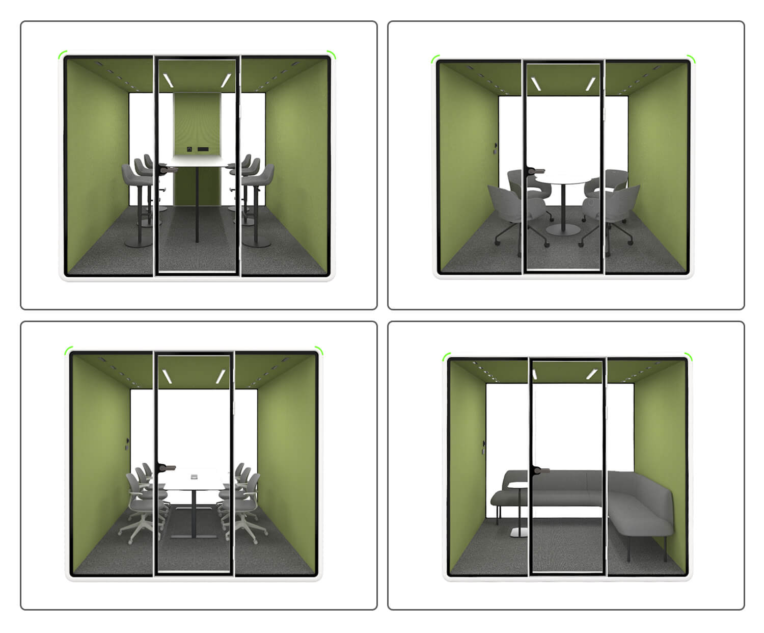 Freestanding Sound Booth