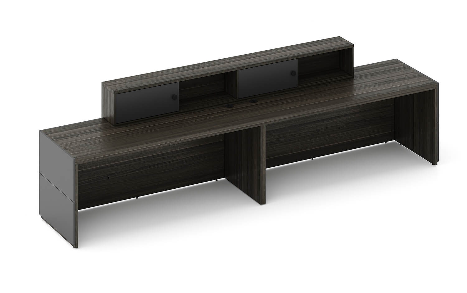 Reception Desk with Top Storage