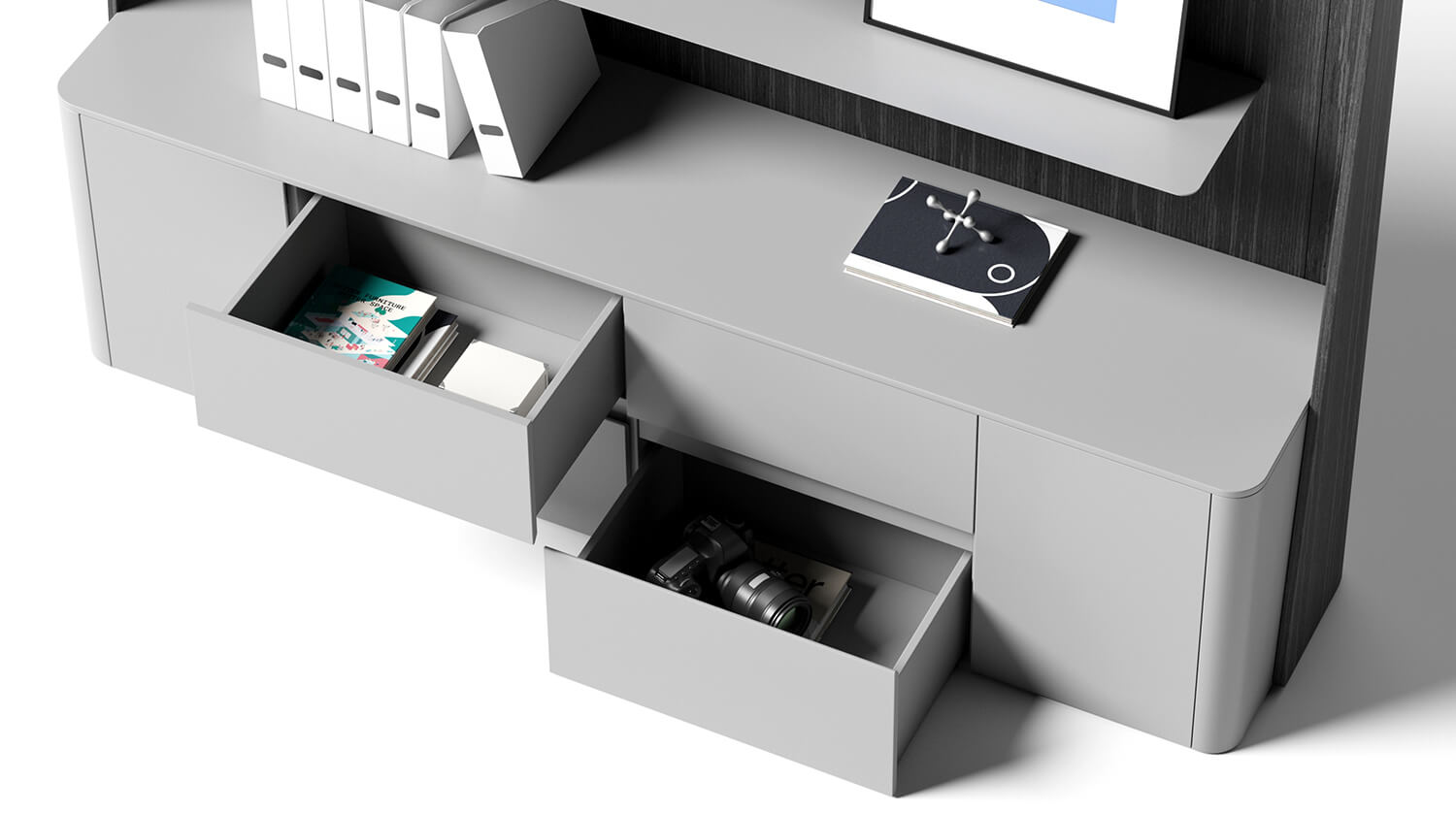 Modern Backdrop Storage System