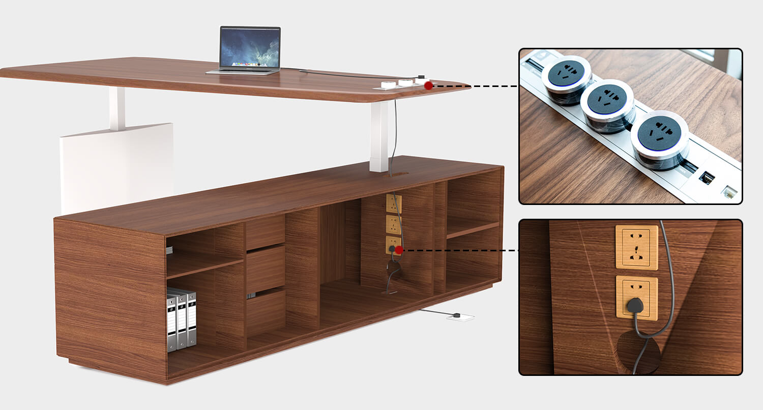 Cable Management Design for Height Adjustable Desk