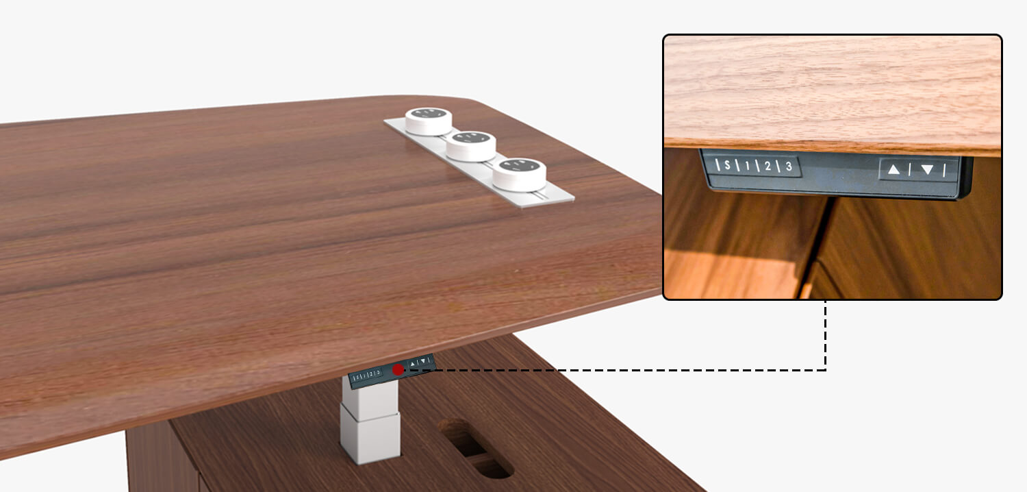 Desktop Details of Executive Desk