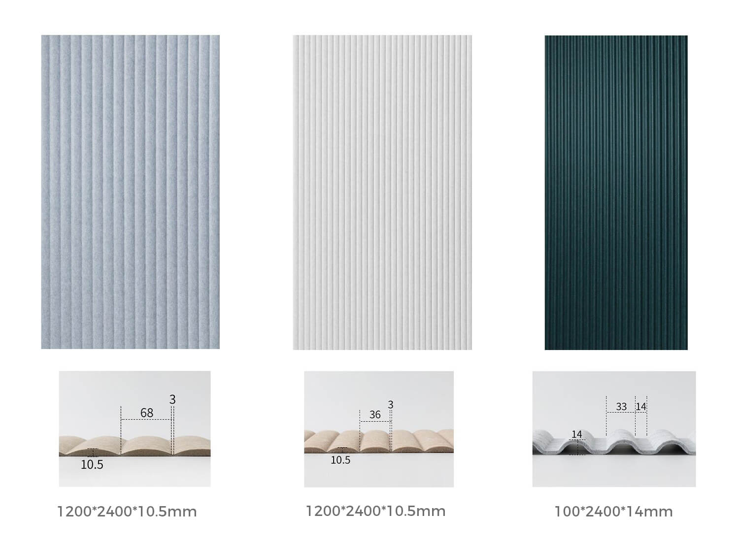 Fluted PET Panel