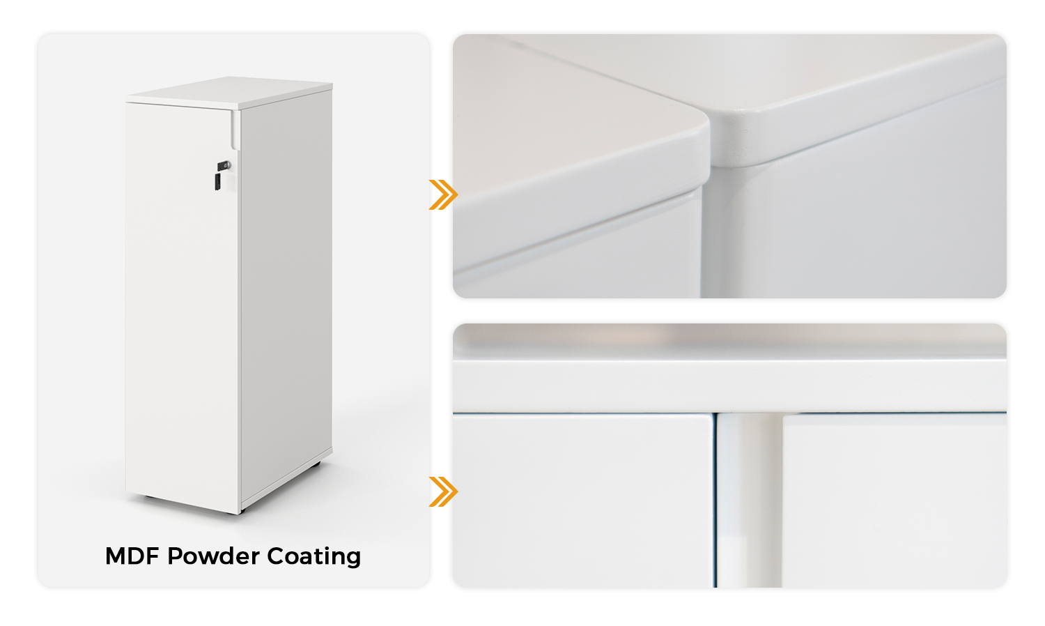 Powder Coated MDF Cabinet