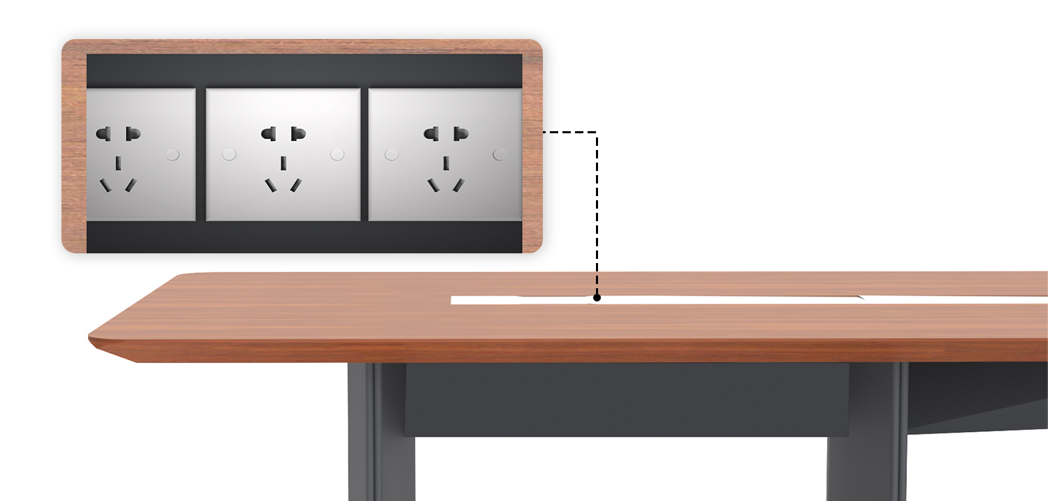 Conference Table Tabletop Close-up