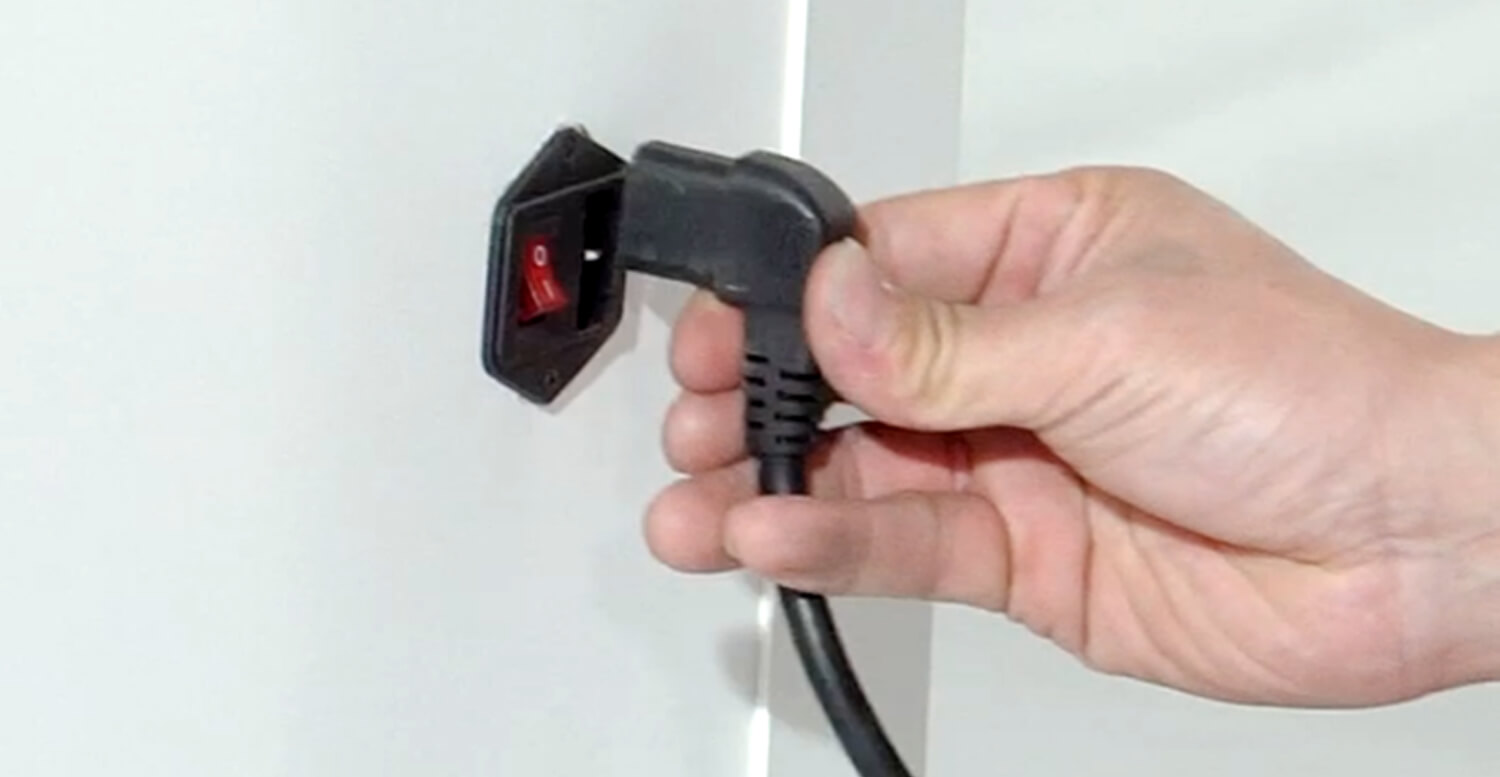 Power Cord for Acoustic Booth
