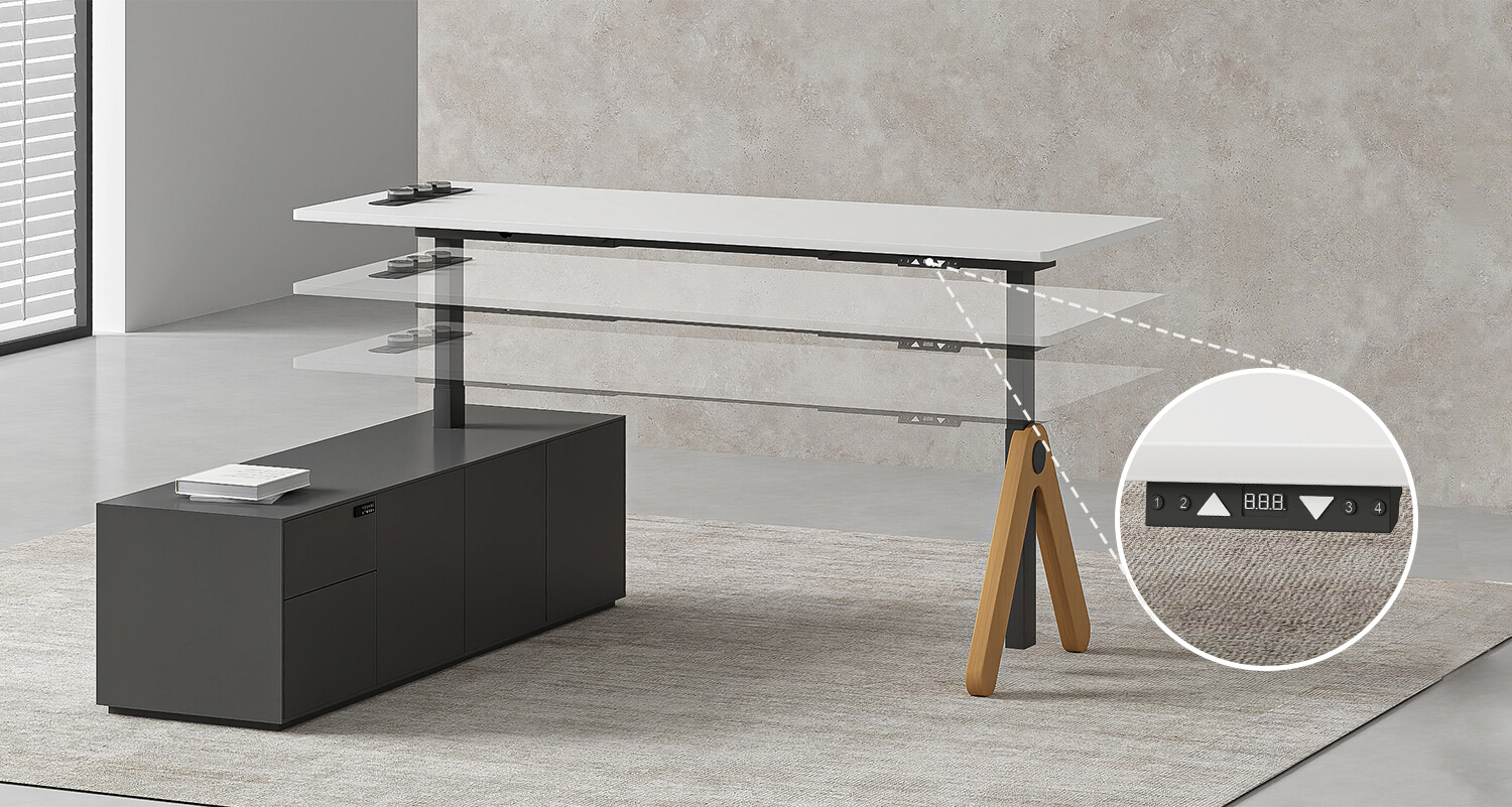 Height Adjustable Executive Desk