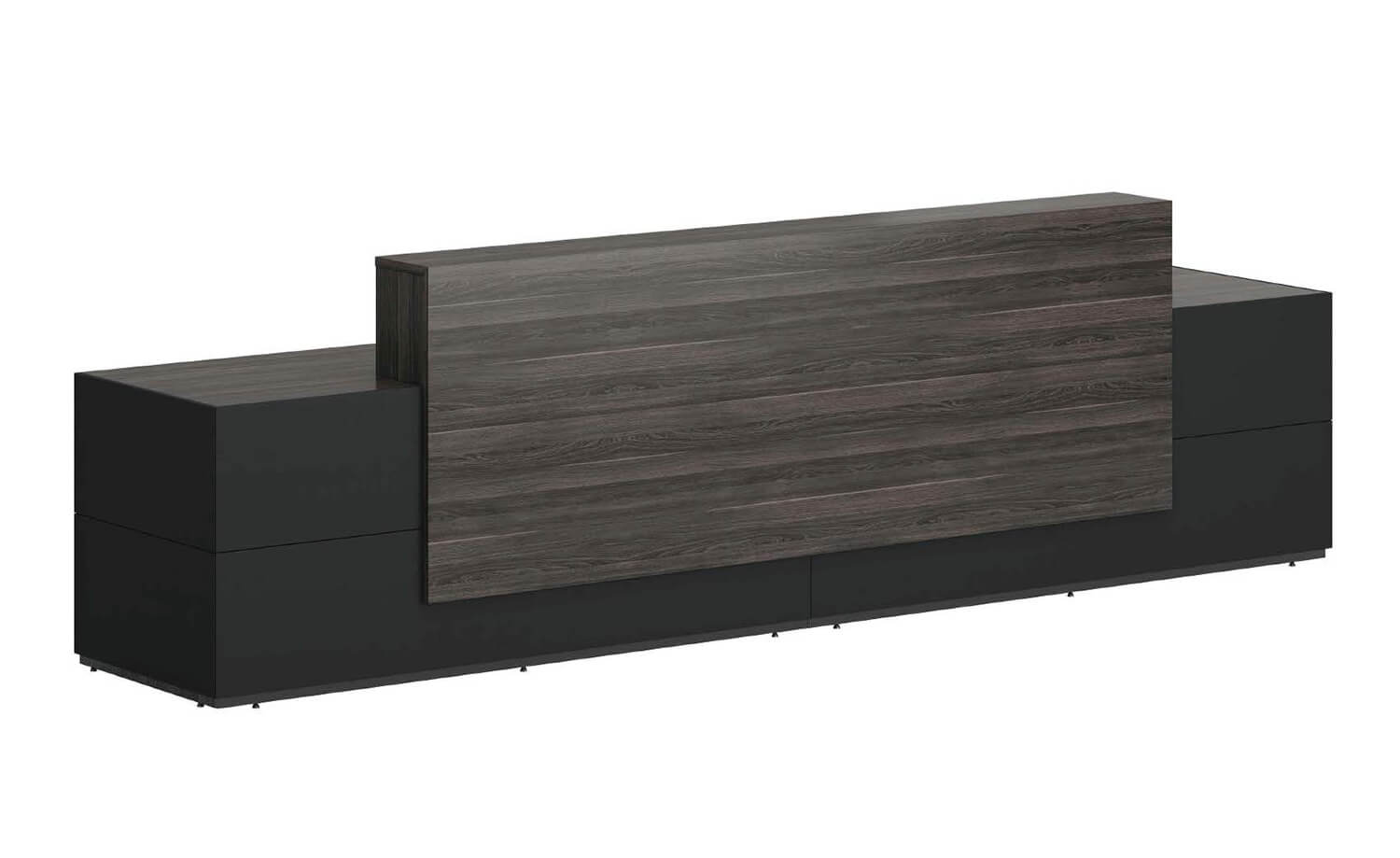 Reception Desk with Storage Cabinet