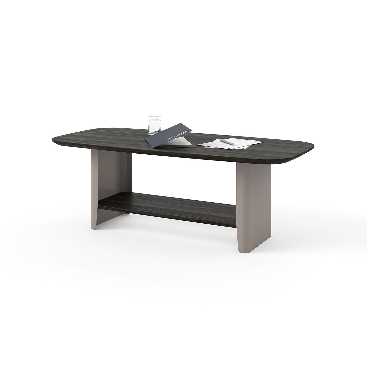 Minimalist Office Visitor Reception Area Wooden Office Coffee Table Desk