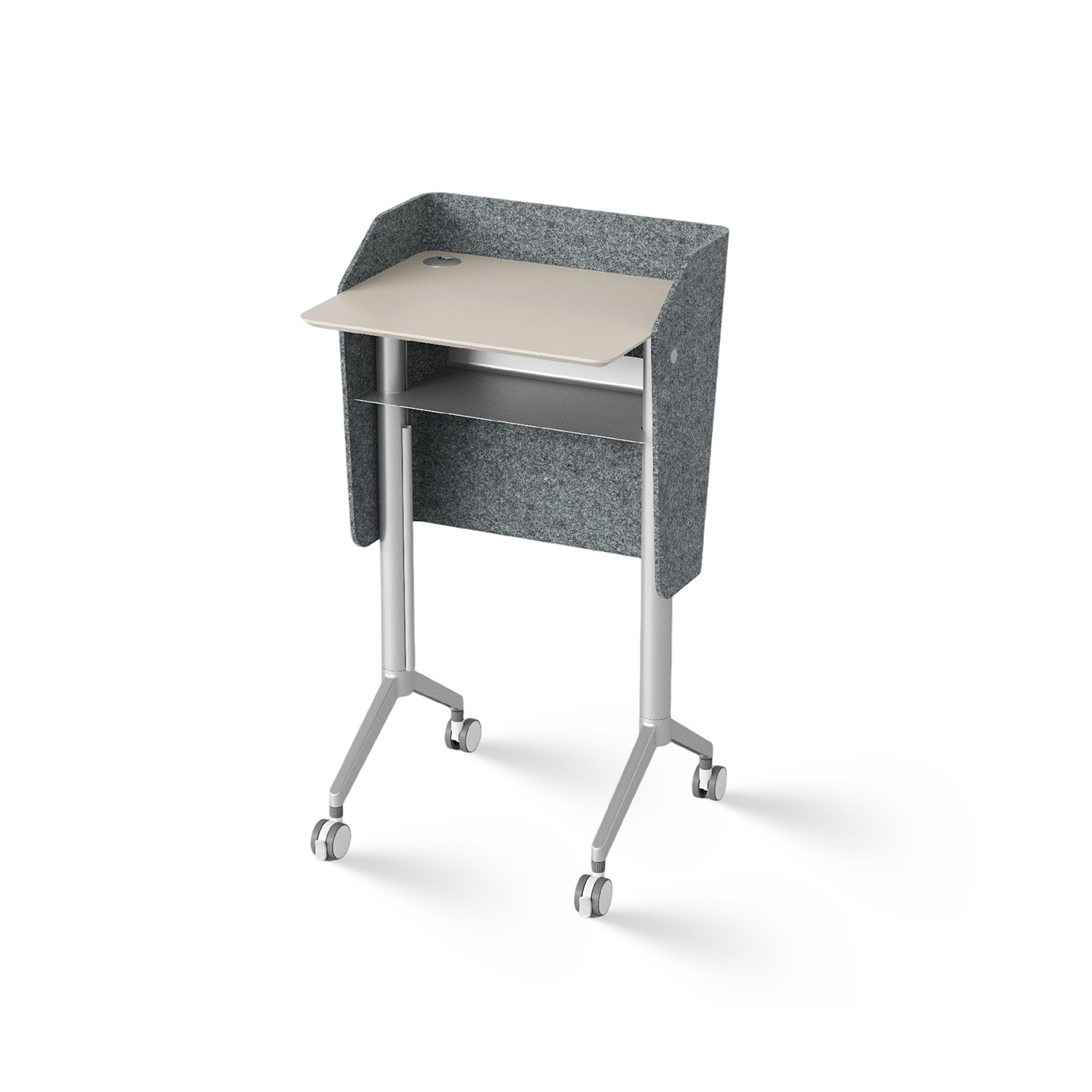 Modern Conference Room Lecture Mute Rolling Design Mobile Lectern