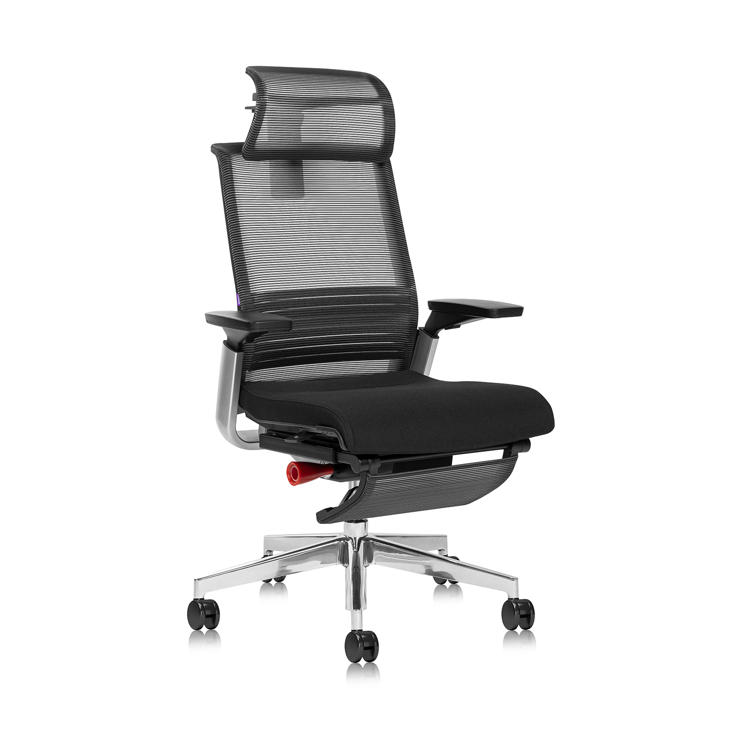 SpaceUnited SU-ST-MH-10 chair shown with headrest, arm pads and five-star caster base
