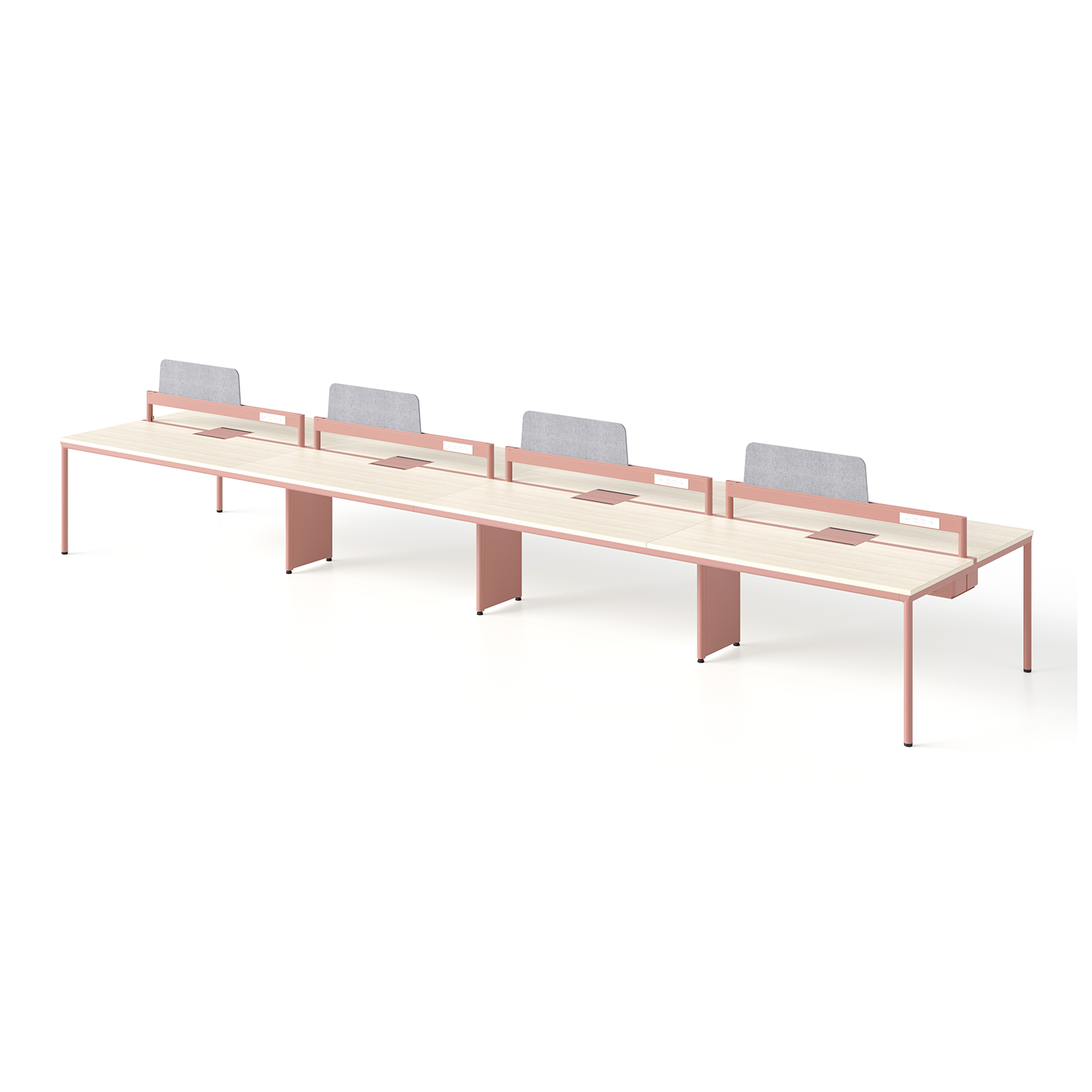 Nordic Style Office Workstation Employee Computer Desk