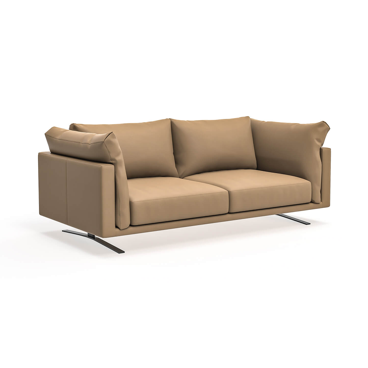 Factory Wholesale Office Reception Area Down Filled Fabric Comfortable Waiting Sofa