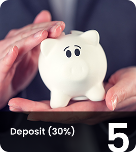 Deposit(30%)