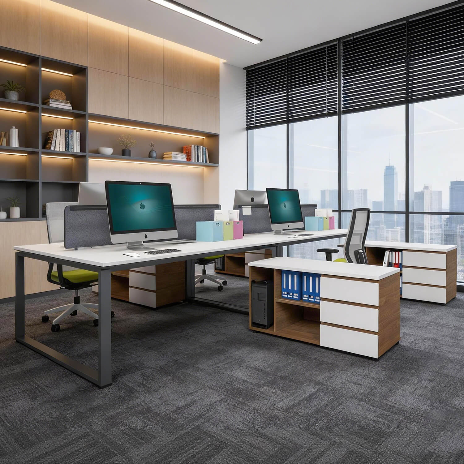 Modern School Office Home Mobile Storage File Cabinet