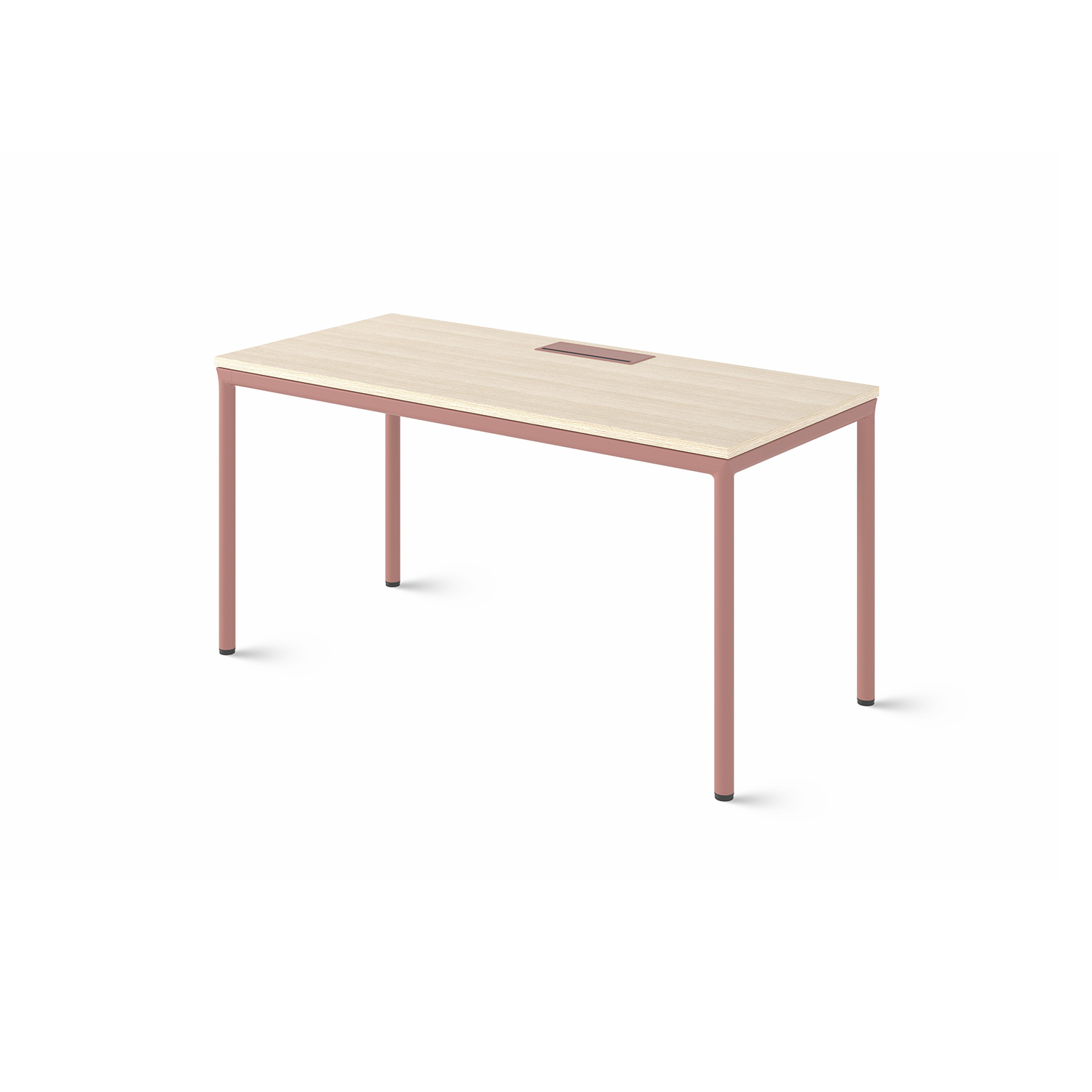 Modern Straight Line Workstation Employee Modular Desk