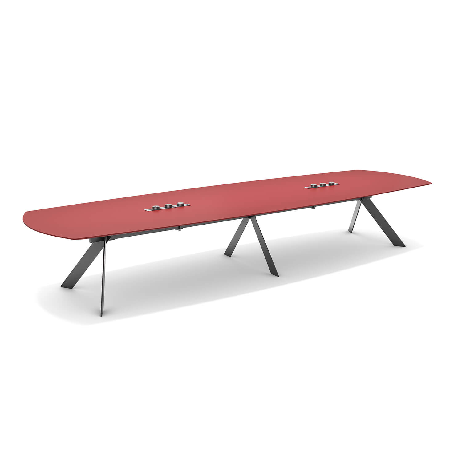 Modern Executive Office Solid Wood Commercial Conference Table