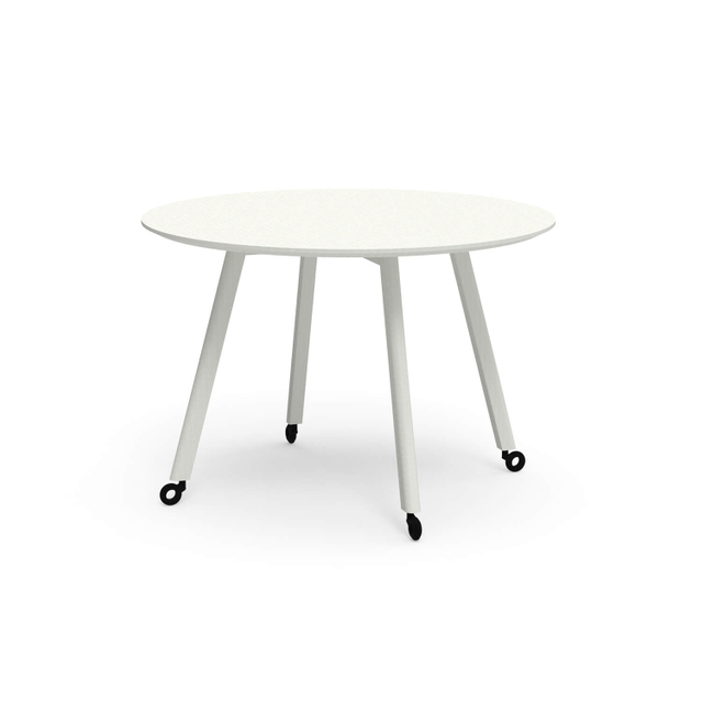 Minimalist Design Office Training Reception Metal Round Conference Table