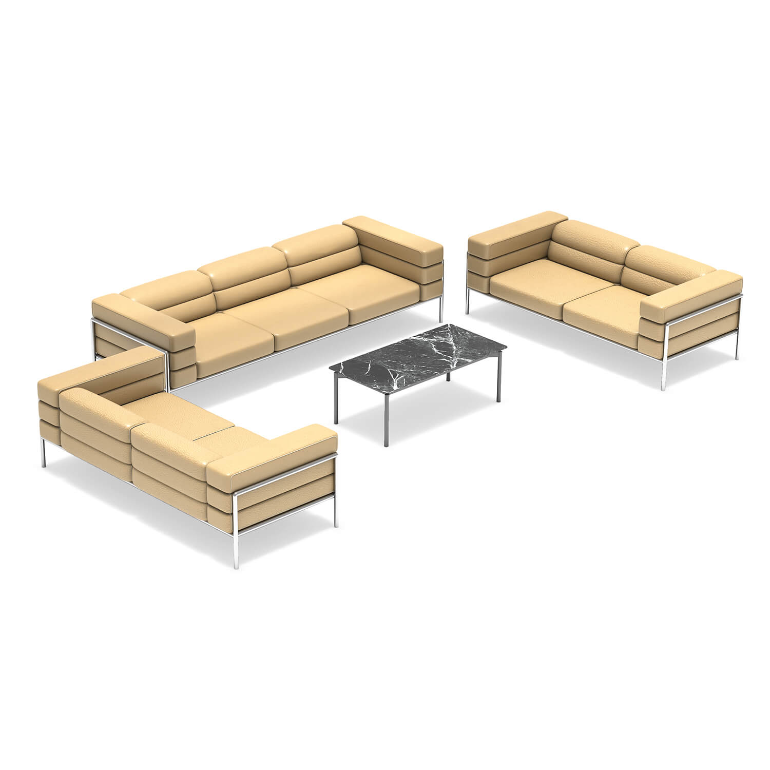 Premium Fabric Comfortable Sofas for Commercial Office Waiting Areas