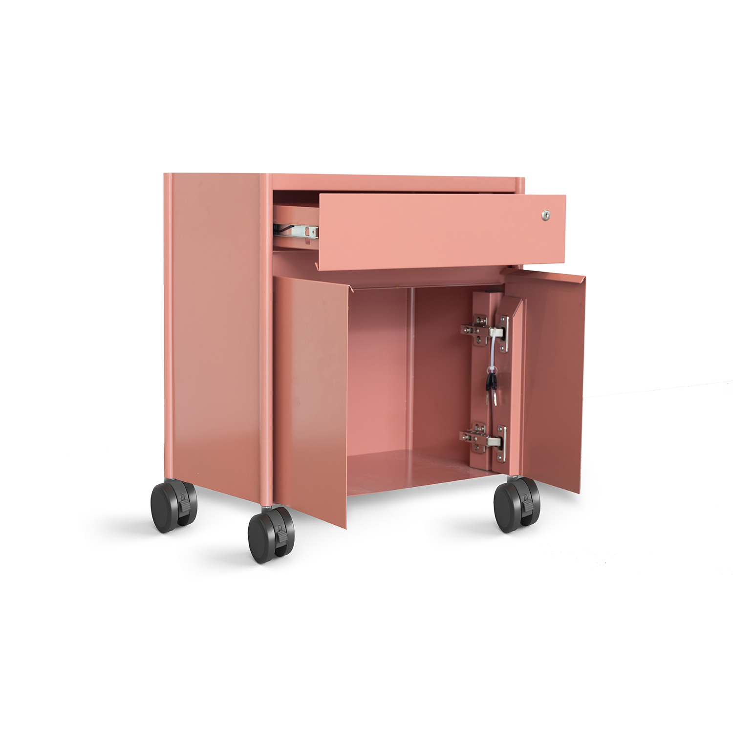 Modern Steel Mobile Base Workstation Mobile Storage Cabinet