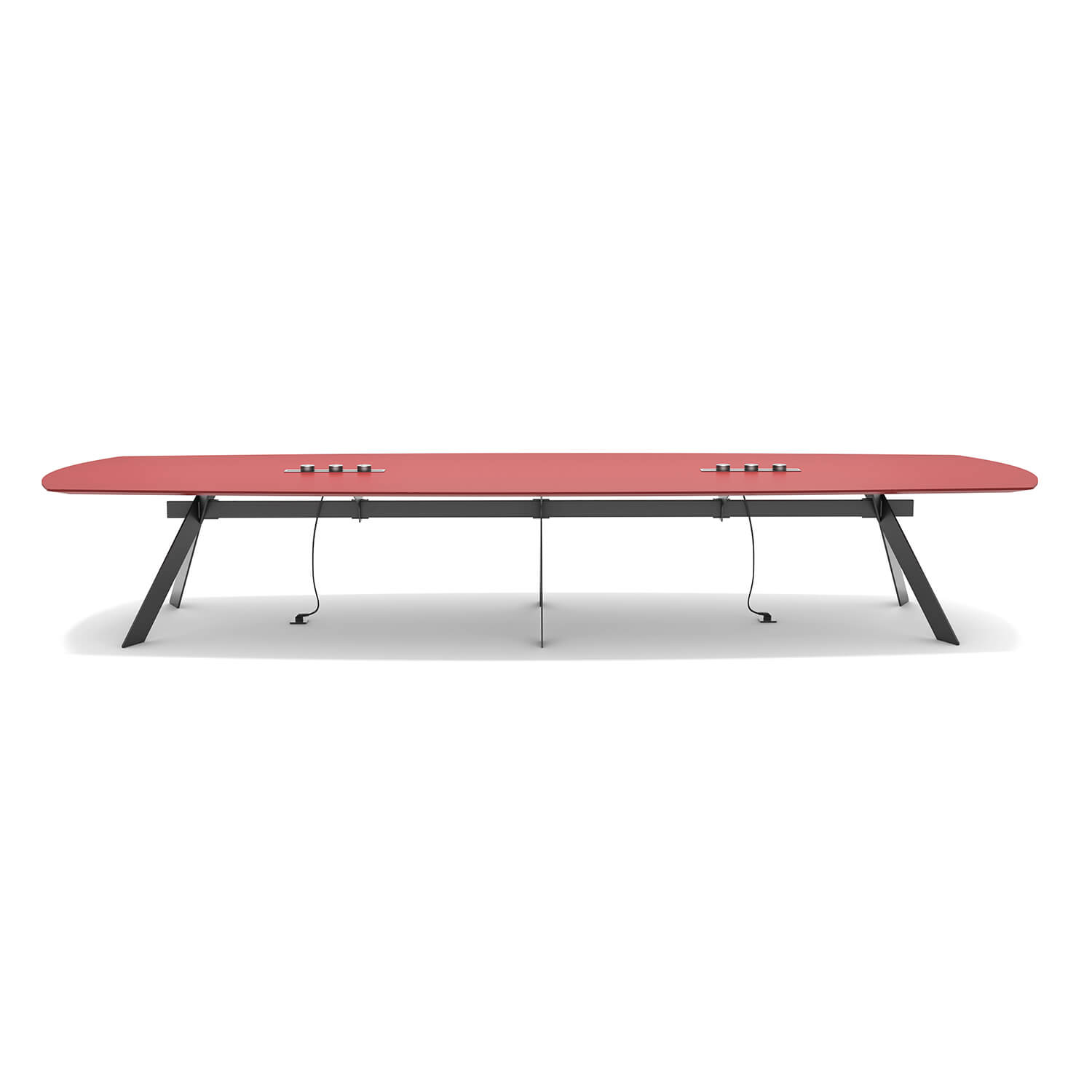 Modern Executive Office Solid Wood Commercial Conference Table