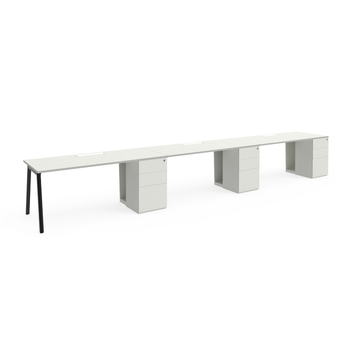 Factory Direct Office Desks and Storage Cabinets Office Furniture Set