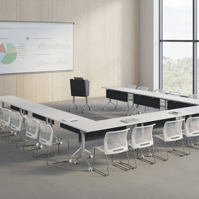Modern Conference Room Lecture Mute Rolling Design Mobile Lectern