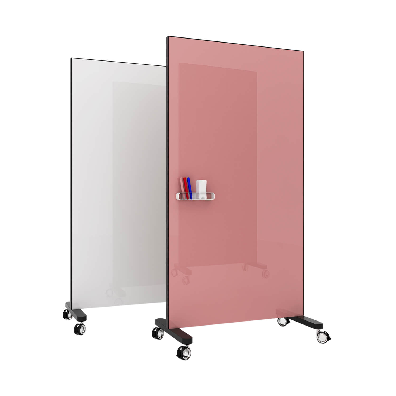 Factory Direct Price Portable Double Sided Glass Magnetic Whiteboard