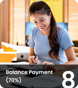 Balance Payment (70%)