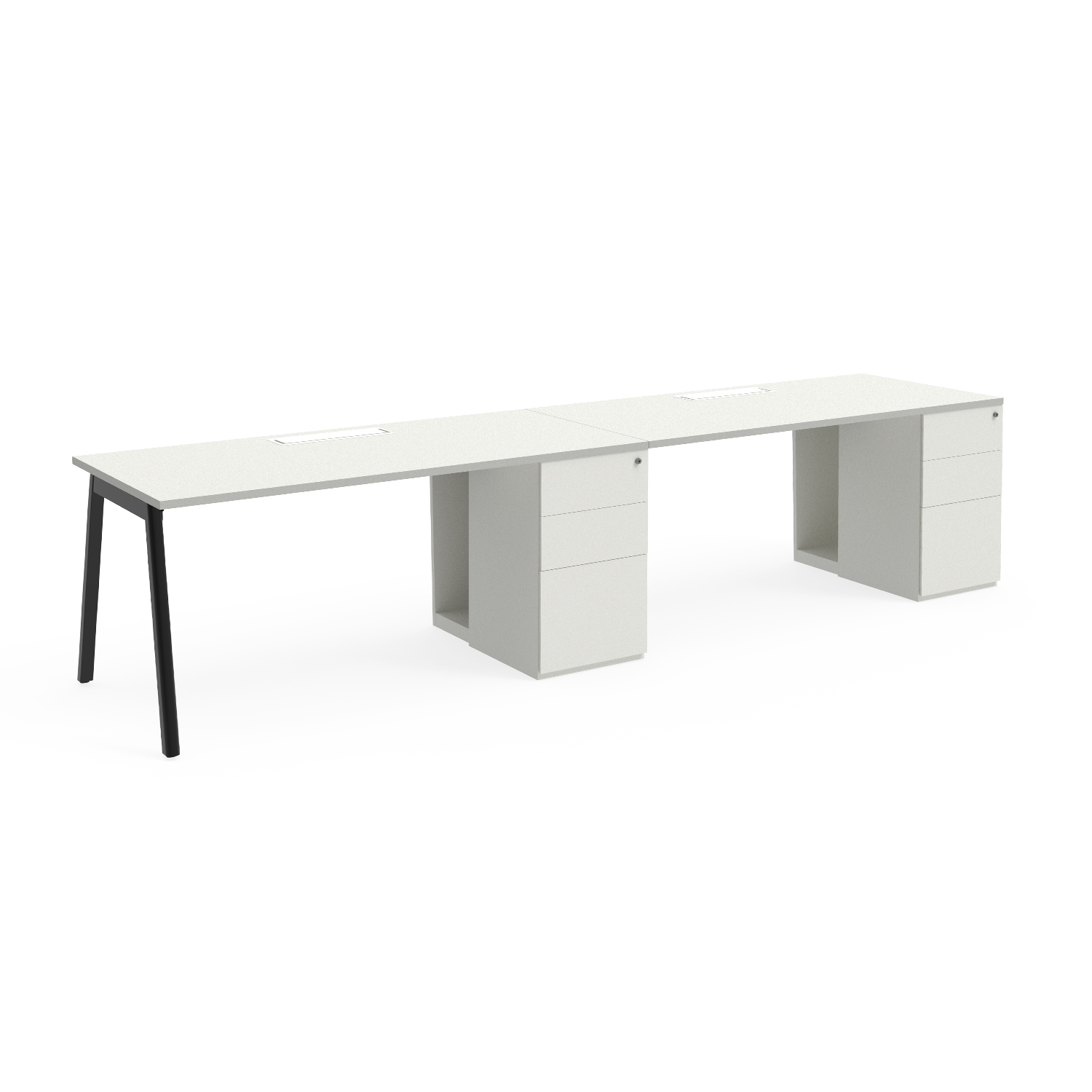 Factory Direct Office Desks and Storage Cabinets Office Furniture Set