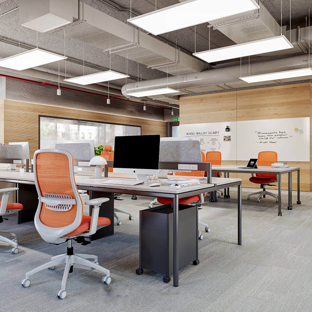 Nordic Style Office Workstation Employee Computer Desk