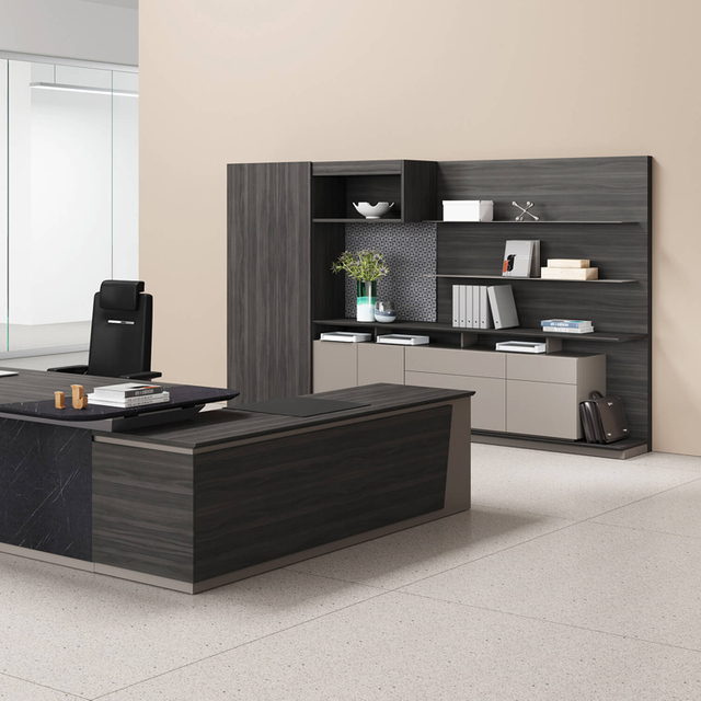 High End Office Furniture File Storage Executive Manager Office Wooden Storage Cabinet
