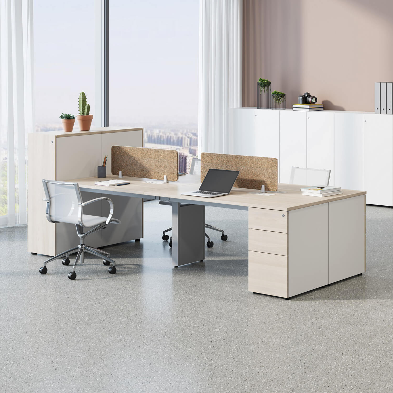 Modern Drawer Style Mobile File Storage Office Cabinet