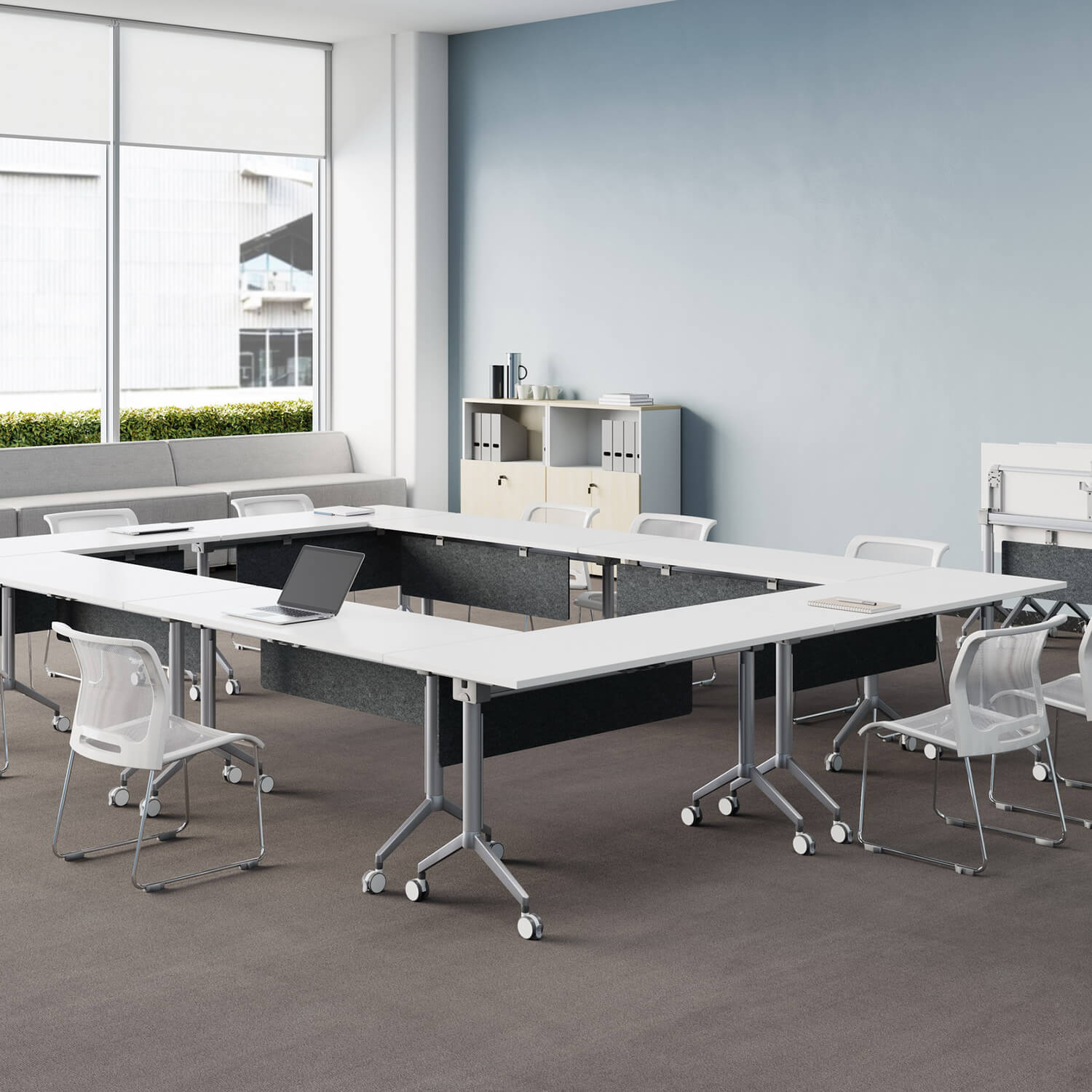 Modern Office Meeting Room Mobile Training Table