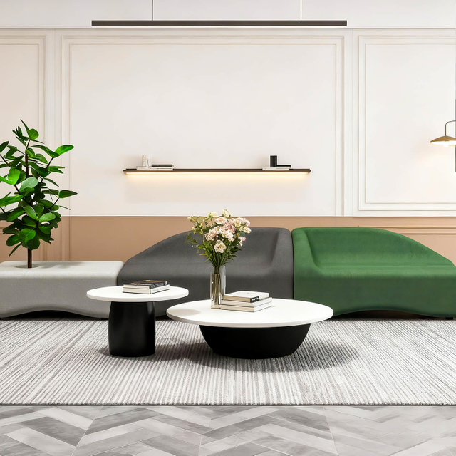 Modular Lounge Sofas for Public Areas Museum Hotel Office Furniture 