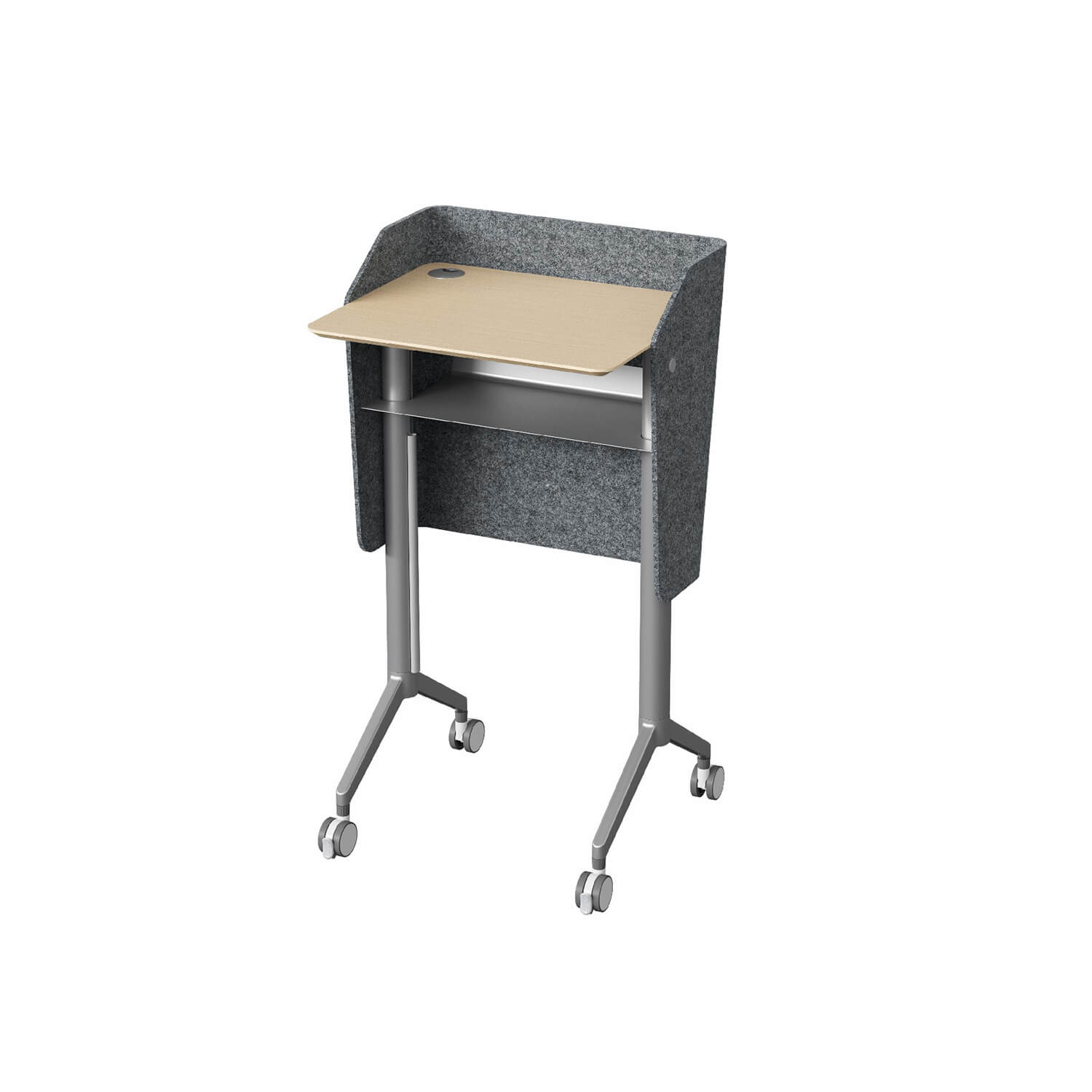 Modern Conference Room Lecture Mute Rolling Design Mobile Lectern
