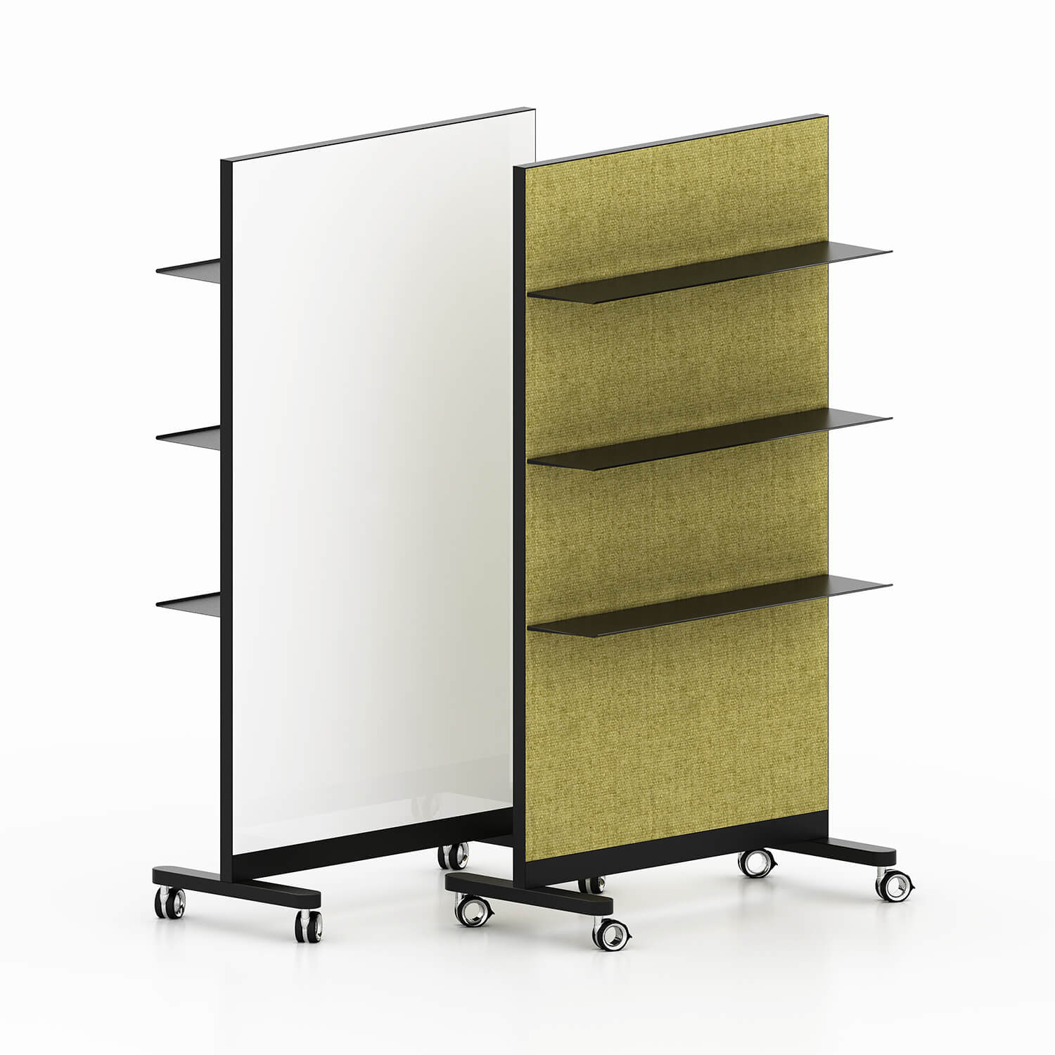 Factory Direct Price Portable Double Sided Glass Magnetic Whiteboard