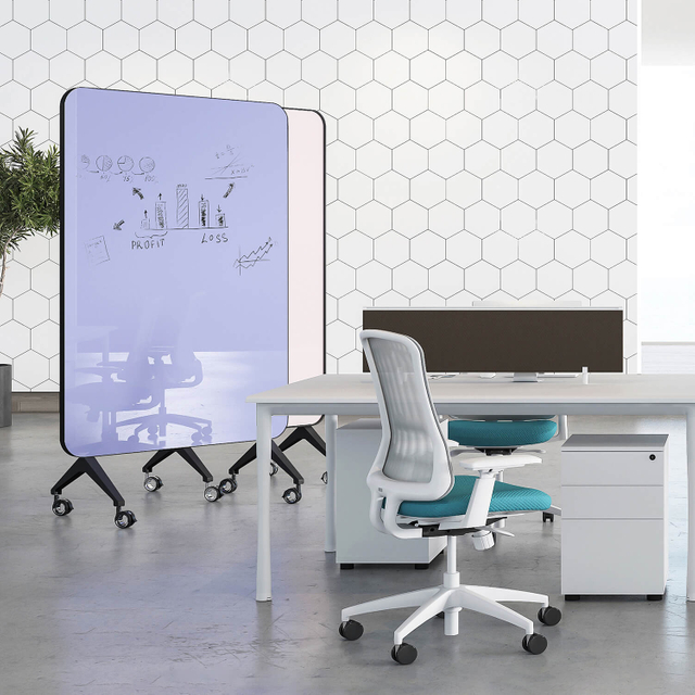  Modern Magnetic Glass Reusable Office Whiteboard