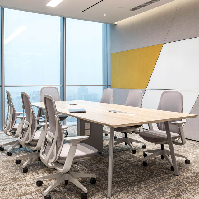 New Design Style Office Double Seat Minimalist Computer Desk