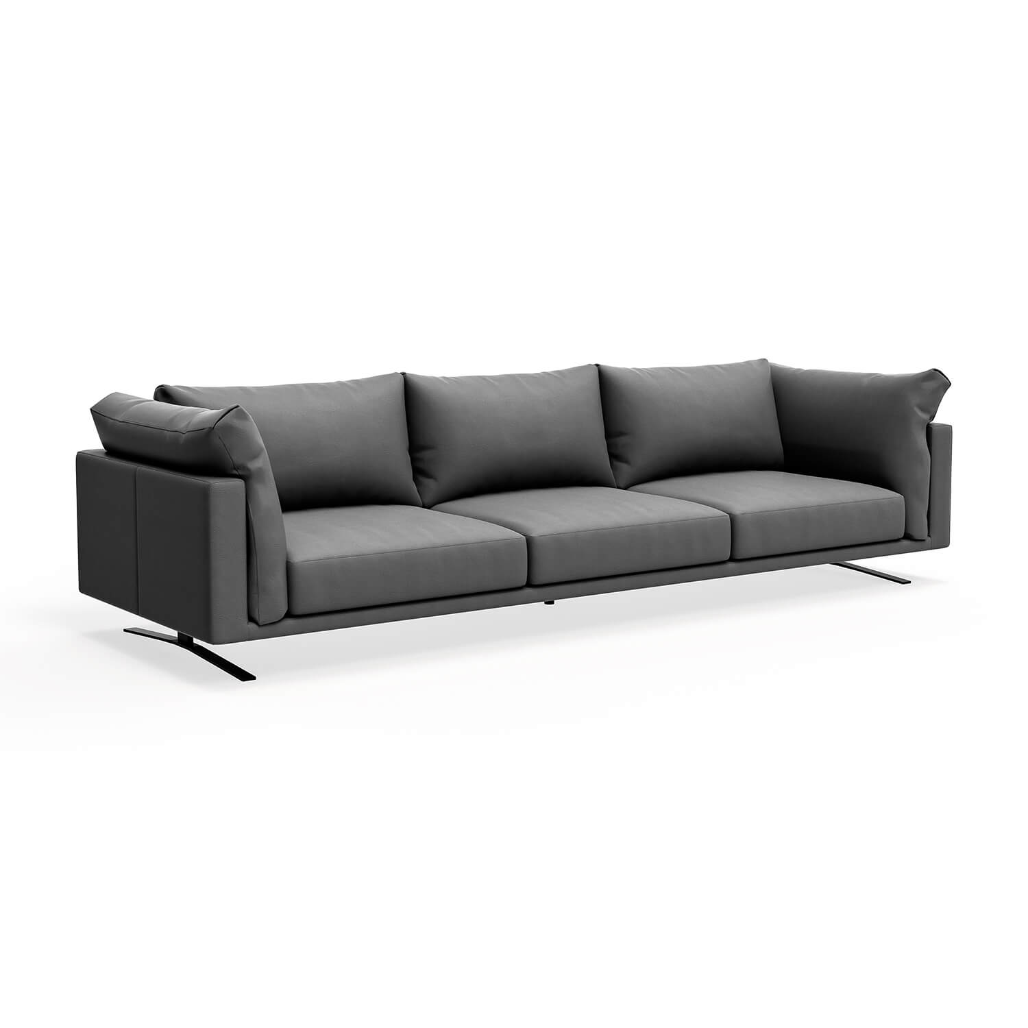 Factory Wholesale Office Reception Area Down Filled Fabric Comfortable Waiting Sofa