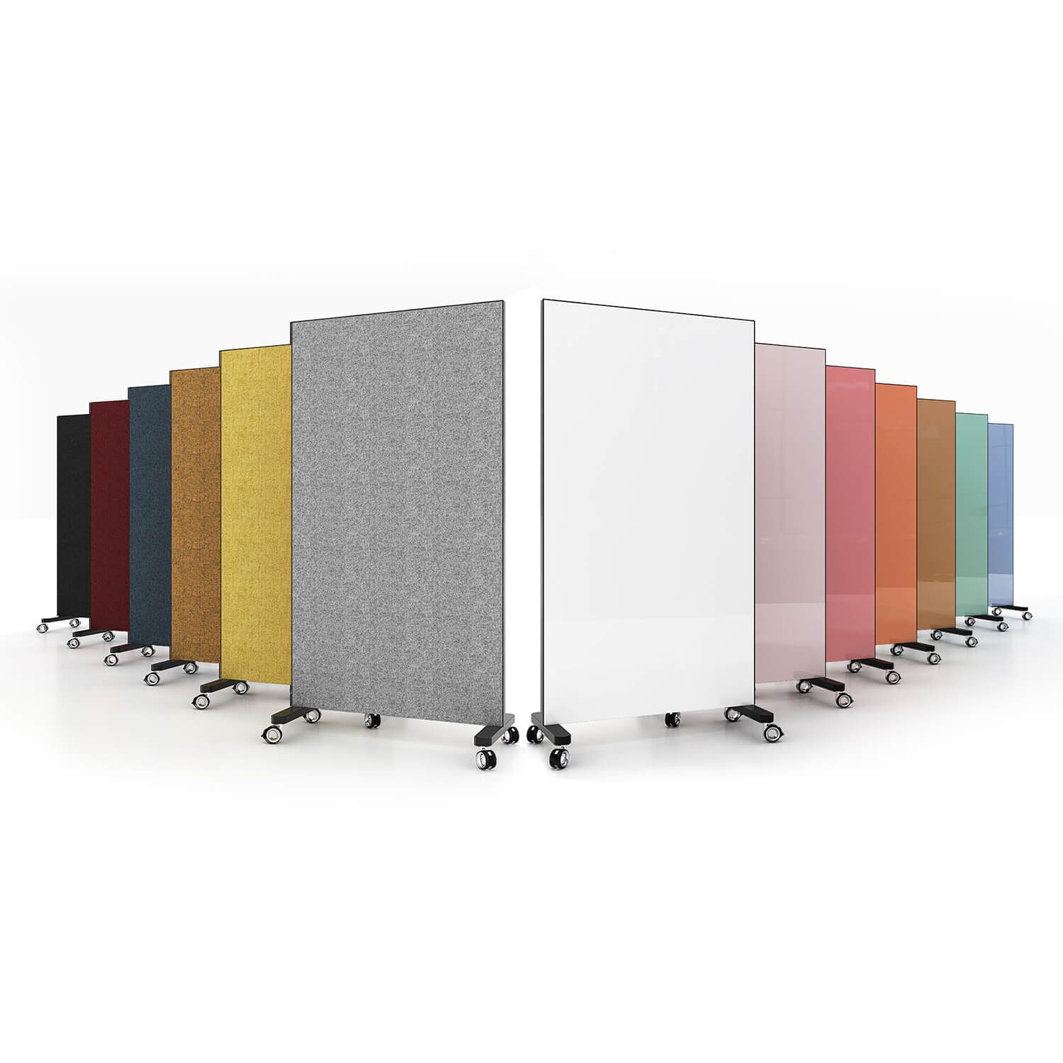 Factory Direct Price Portable Double Sided Glass Magnetic Whiteboard