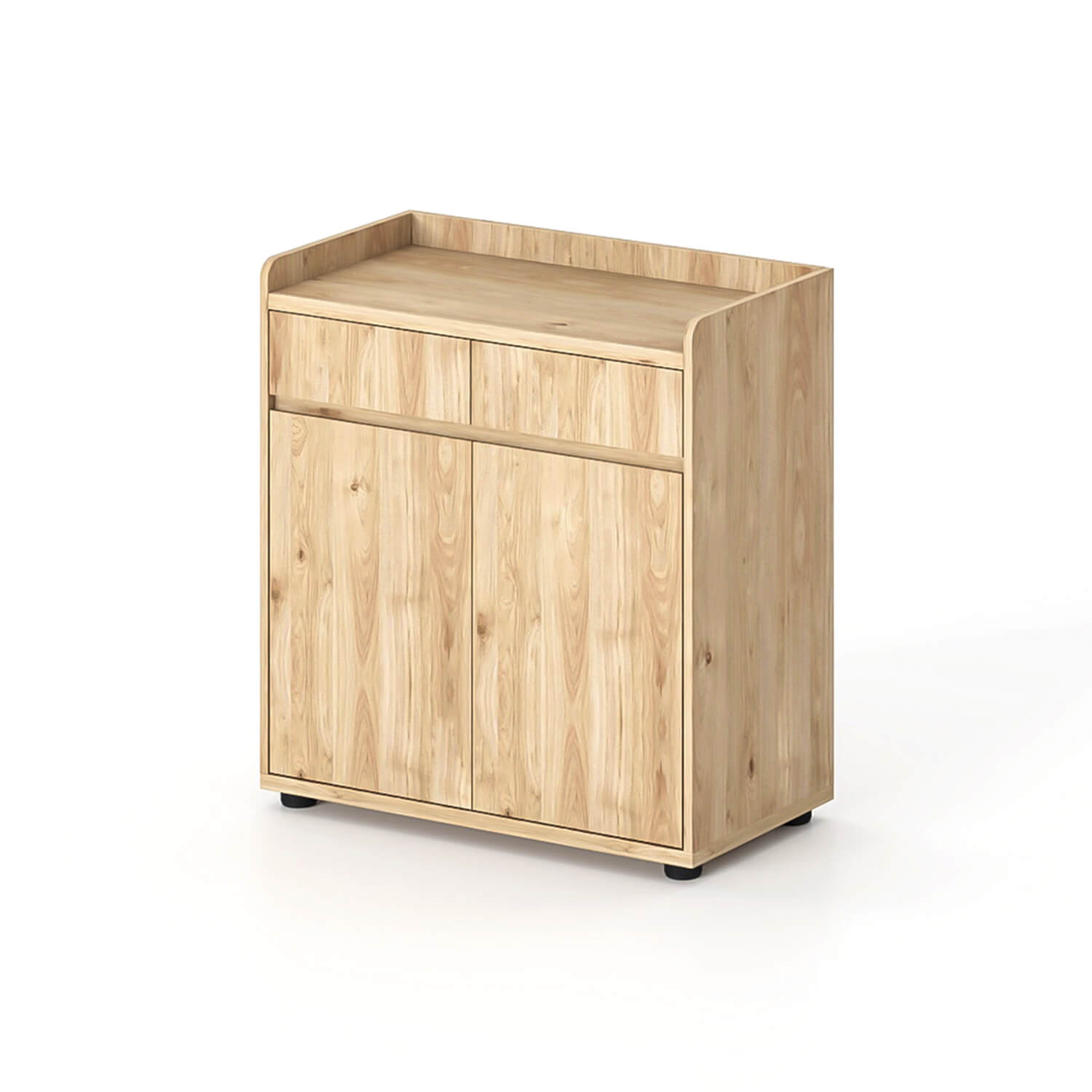 Modern Office Furniture Double Wooden Door Tea Cabinet
